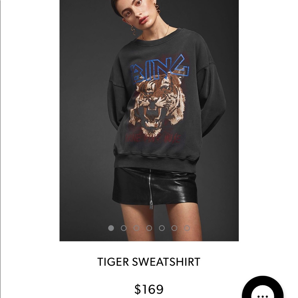 Anine Bing tiger sweatshirt